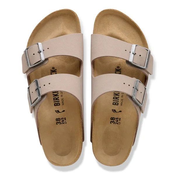 Birkenstock Arizona Birkibuc Gray Taupe  (1032070) - Caramel (Sint-Job-in-’t-Goor)
