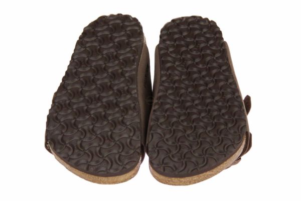 Birkenstock Kids Arizona Narrow Birko-Flor Nubuck Mocha  (552893) - Caramel (Sint-Job-in-’t-Goor)