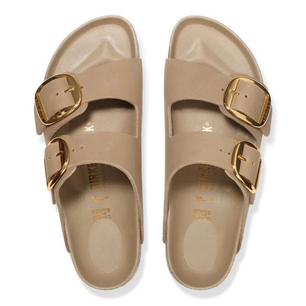 Birkenstock Arizona Big Buckle Tabacco Brown Gevet Leder  (1030395) - Caramel (Sint-Job-in-’t-Goor)