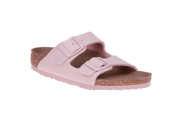 Birkenstock Kids Arizona Narrow Vegan Roze Slipper  (BI1022313) - Caramel (Sint-Job-in-’t-Goor)