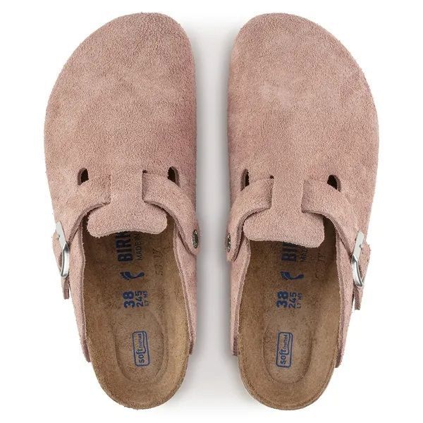 Birkesntock Boston Suede Leather Pink Clay  (1023263) - Caramel (Sint-Job-in-’t-Goor)
