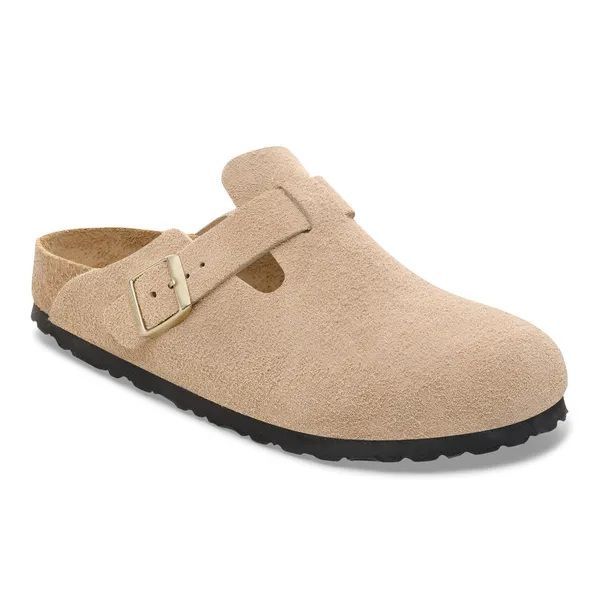 Birkenstock Boston Suede Sandcastle  (1030883) - Caramel (Sint-Job-in-’t-Goor)