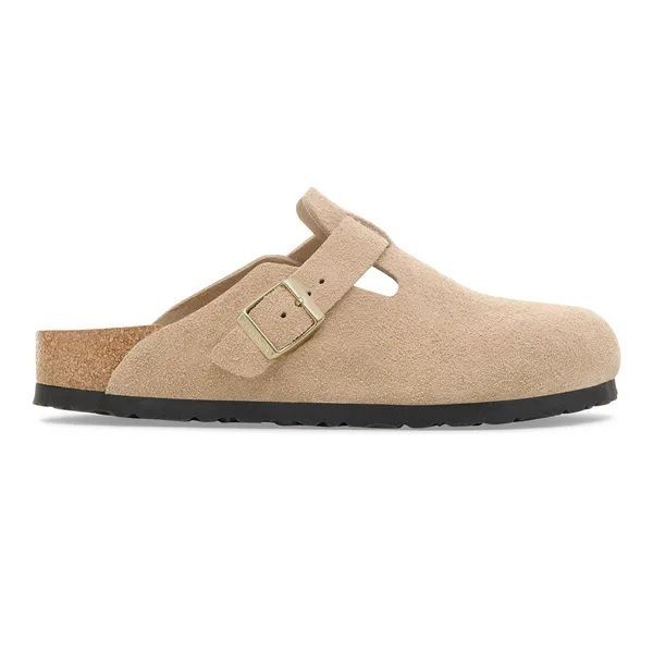 Birkenstock Boston Suede Sandcastle  (1030883) - Caramel (Sint-Job-in-’t-Goor)