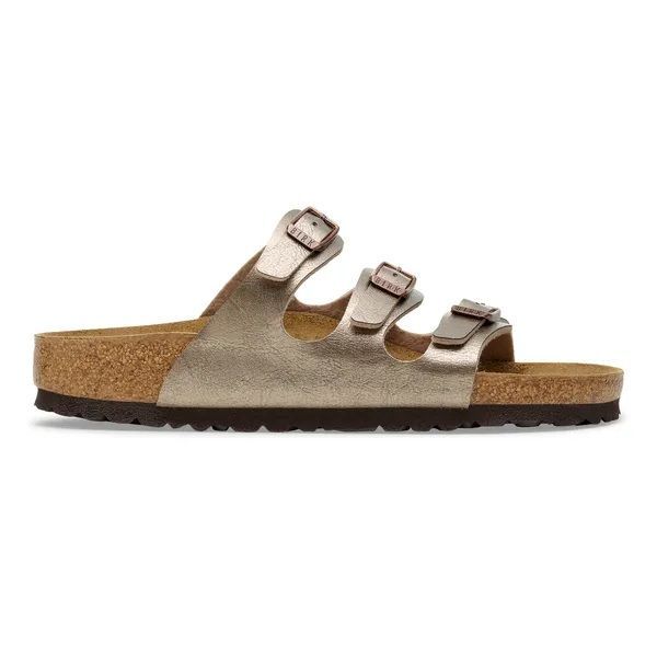 Birkenstock Florida Narrow Birko-Flor Graceful Taupe  (1030352) - Caramel (Sint-Job-in-’t-Goor)