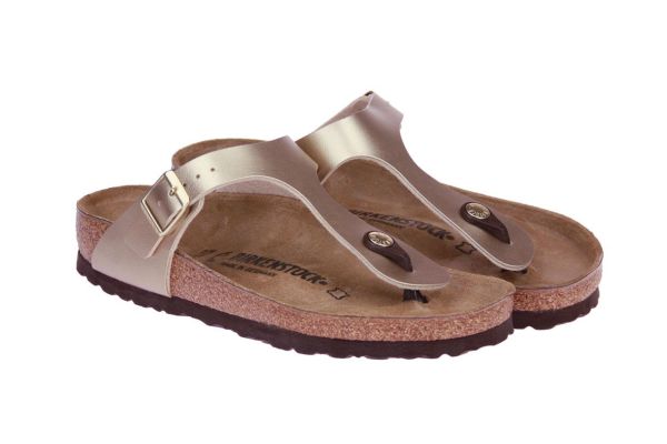 Birkenstock Gizeh Regular Birko-Flor Gold  (1016108) - Caramel (Sint-Job-in-’t-Goor)