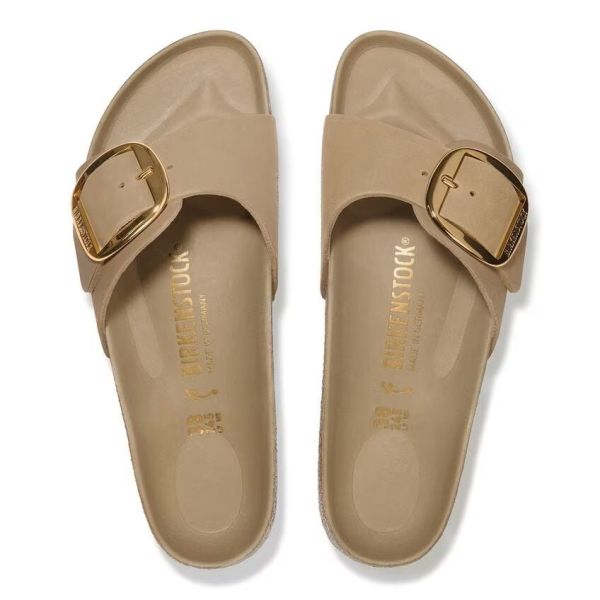 Birkenstock Madrid Big Buckle Tabacco Brown Gevet Leder  (1030467) - Caramel (Sint-Job-in-’t-Goor)