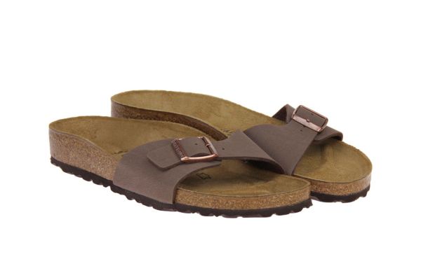 Birkenstock Madrid Narrow Birko-Flor Mocha  (40093) - Caramel (Sint-Job-in-’t-Goor)