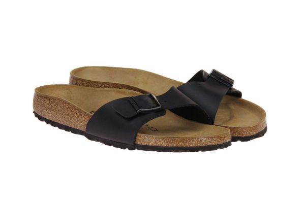 Birkenstock Mardid Narrow Birko-Flor Black  (40793) - Caramel (Sint-Job-in-’t-Goor)