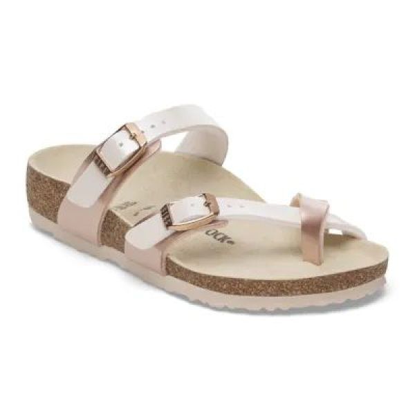 Birkenstock Mayari Kids Birko-Flor Electric Metallic Pearl/Copper  (1029424) - Caramel (Sint-Job-in-’t-Goor)