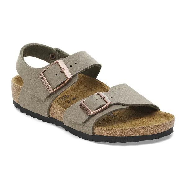 Birkenstock New York Kids Birko-Flor Stone  (1029747) - Caramel (Sint-Job-in-’t-Goor)