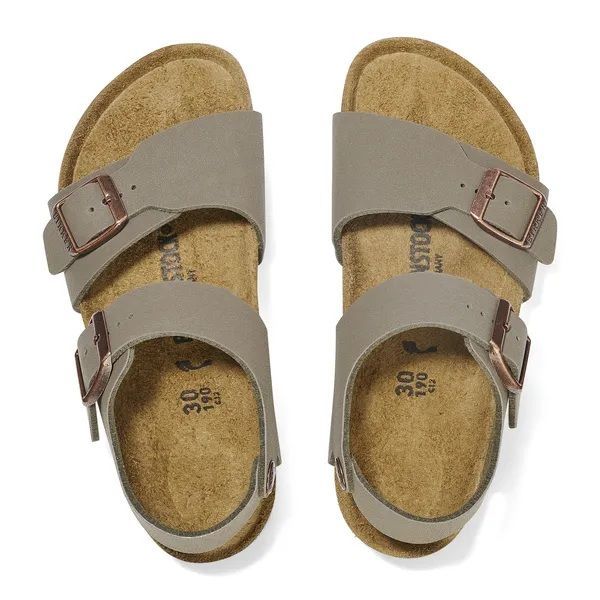 Birkenstock New York Kids Birko-Flor Stone  (1029747) - Caramel (Sint-Job-in-’t-Goor)