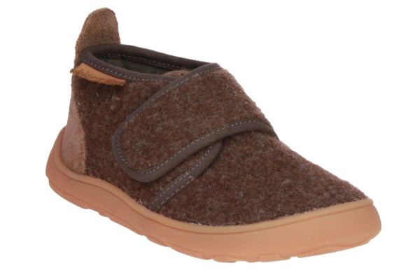 Bisgaard Barefoot Basic Pantoffel Bruin  (14102-1200) - Caramel (Sint-Job-in-’t-Goor)