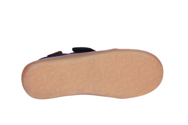 Bisgaard Barefoot Basic Pantoffel Dark Blue  (14104-2014) - Caramel (Sint-Job-in-’t-Goor)