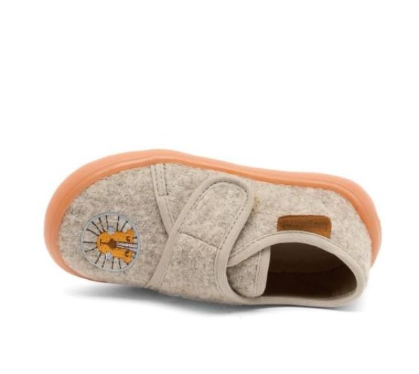 Bisgaard Pav Leeuw Pantoffels - Grijs  (14104-5117) - Caramel (Sint-Job-in-’t-Goor)