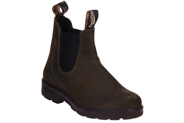 Blundstone 1615 Boot Suede Dark Olive  (1615-301) - Caramel (Sint-Job-in-’t-Goor)