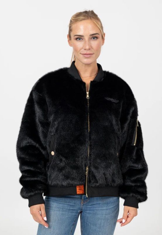 Bombers Seward Women Black  (SEW BLACK) - Caramel (Sint-Job-in-’t-Goor)