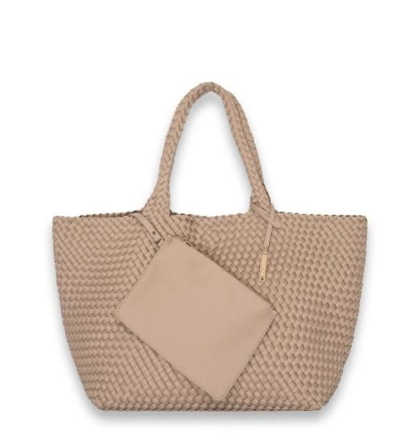 Bulaggi Neopreen Woven Shopper S Taupe  (95000-26) - Caramel (Sint-Job-in-’t-Goor)