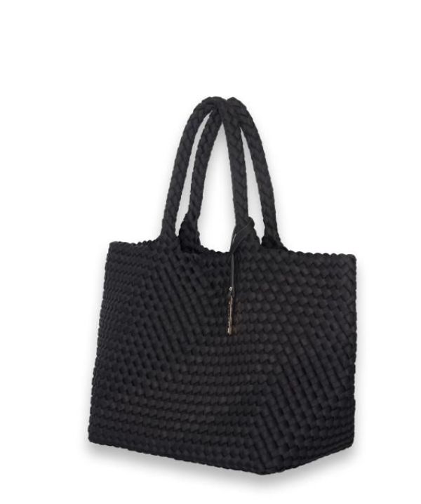 Bulaggi Neopreen Woven Shopper L Zwart  (95001-10) - Caramel (Sint-Job-in-’t-Goor)