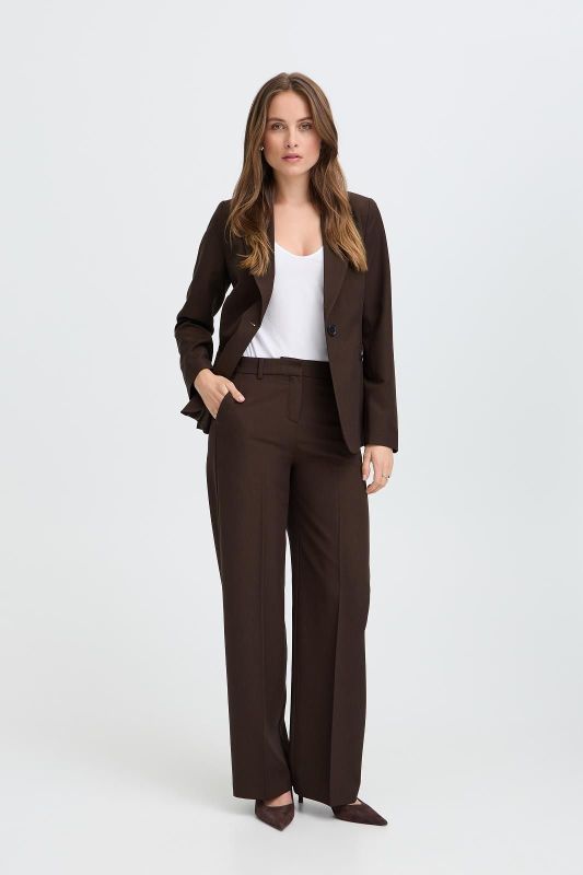 B.Young Danta Wide Leg Pants 2 Java Melange  (20806640-1910161 java melange) - Caramel (Sint-Job-in-’t-Goor)