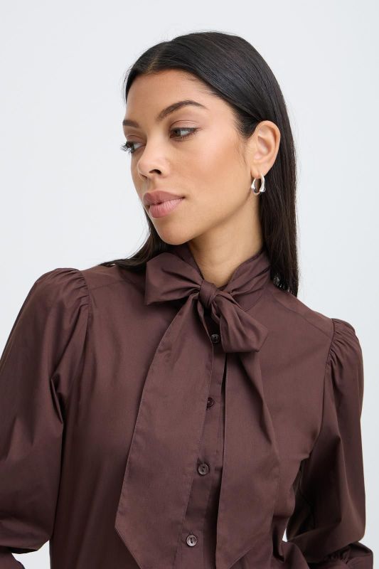 B.Young Idol Bow Shirt Java  (20819469-191016 java) - Caramel (Sint-Job-in-’t-Goor)