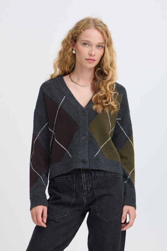 B. Young Osmilla Cardigan - Dark Grey  (20819496-900013131 dark grey) - Caramel (Sint-Job-in-’t-Goor)