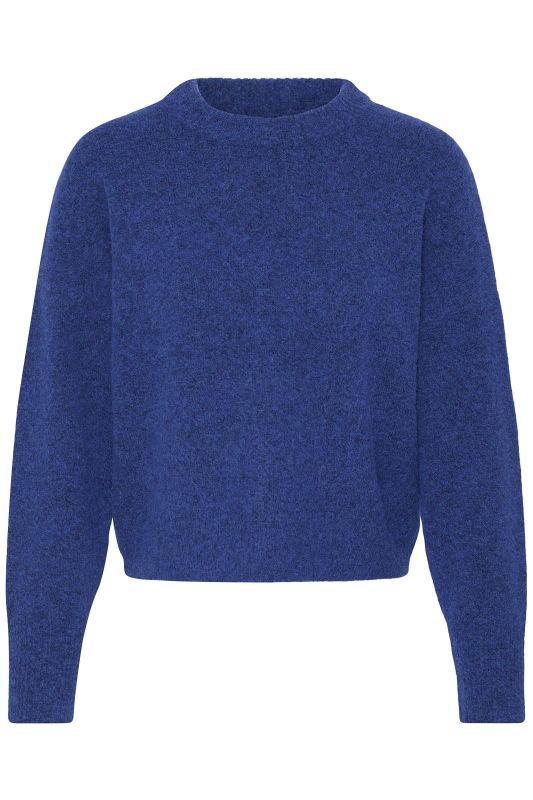 B. Young Omea Pullover Blue Depths Mel - Blauw  (20819591-1939401 blue depths mel) - Caramel (Sint-Job-in-’t-Goor)