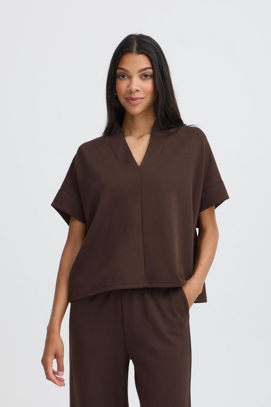 B.Young Pusti V-Neck Vest Java  (20819669-191016 java ) - Caramel (Sint-Job-in-’t-Goor)