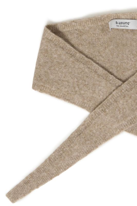 B. Young Vicarvio Scarf Humus Melange - Beige  (20819687-1513041 humus melange) - Caramel (Sint-Job-in-’t-Goor)