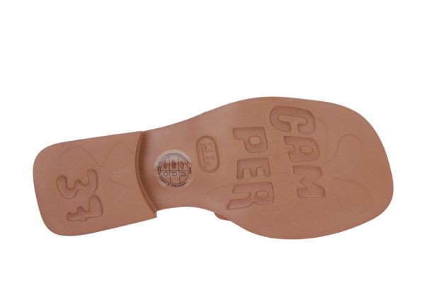 Camper Dana Slipper Bruin  (k201740-011) - Caramel (Sint-Job-in-’t-Goor)