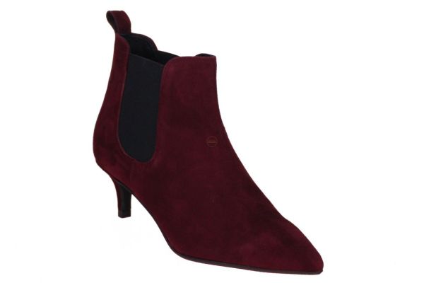 Carmens Deva Beat Enkellaars Bordo  (A56099 BURGUNDY) - Caramel (Sint-Job-in-’t-Goor)