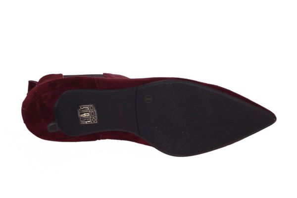 Carmens Deva Beat Enkellaars Bordo  (A56099 BURGUNDY) - Caramel (Sint-Job-in-’t-Goor)