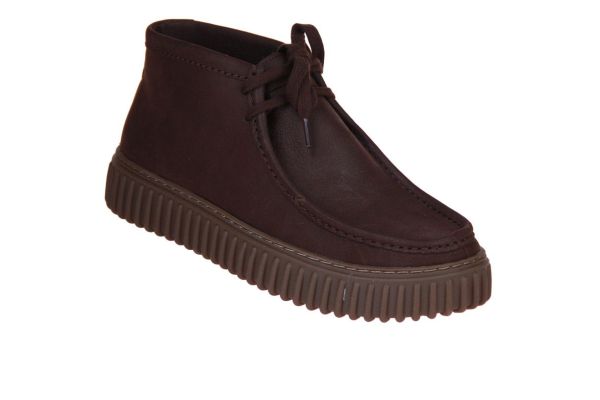 Clarks Sneakers Tornhill Hi - Donkerbruin  (26327242) - Caramel (Sint-Job-in-’t-Goor)