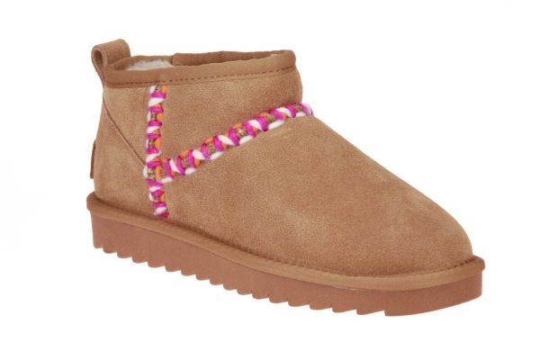 Colors of California Short Winterboot Stitch Camel  (HC.YW237-TAN) - Caramel (Sint-Job-in-’t-Goor)