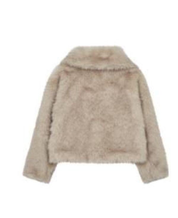 CPH Muse Lushy Jacket Fake Fur Peyote Melange  (206751) - Caramel (Sint-Job-in-’t-Goor)