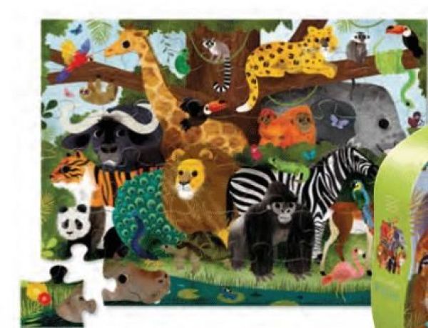 Crocodile Creek Jungle Friends - 36 stuks  (40763) - Caramel (Sint-Job-in-’t-Goor)