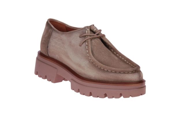 Catwalk Kolt Beige Veterschoen  (GIGI) - Caramel (Sint-Job-in-’t-Goor)