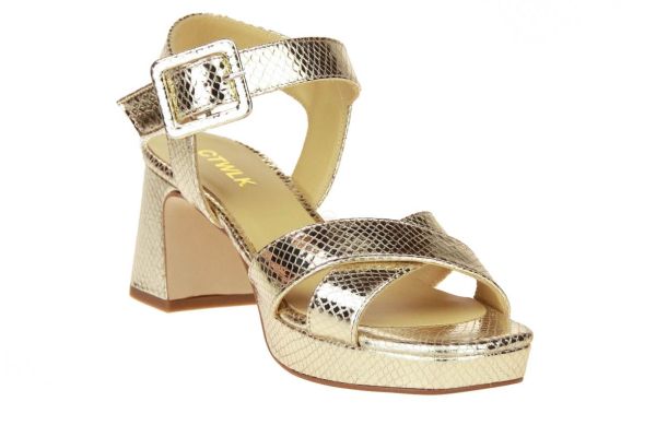 Catwalk Tamouch Sandaal Goud Metallic  (TAMOUCH-41) - Caramel (Sint-Job-in-’t-Goor)