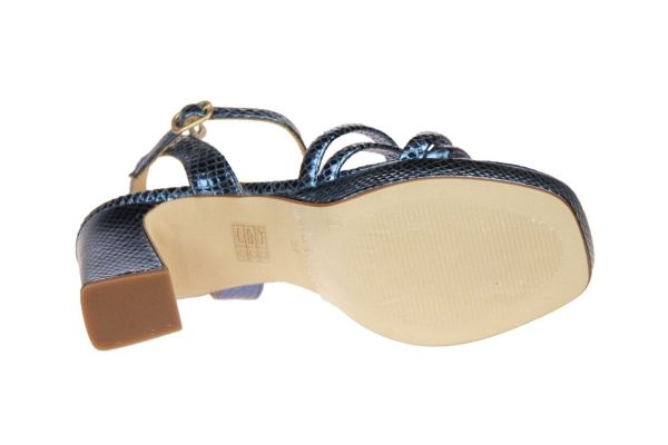 Catwalk Toelle Sandaal Blauw Metallic  (TOELLE-36) - Caramel (Sint-Job-in-’t-Goor)