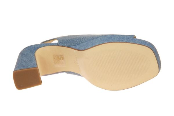 Catwalk Too Denim Blauwe Sandaal  (TOO-91) - Caramel (Sint-Job-in-’t-Goor)