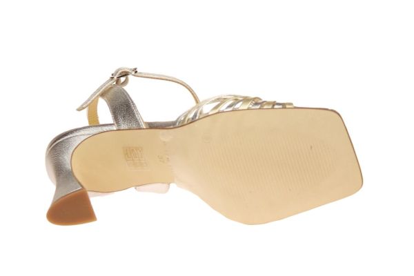 Catwalk Tunis Zilveren Sandaal  (TUNIS-39) - Caramel (Sint-Job-in-’t-Goor)