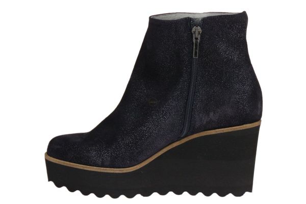 Catwalk Madrid Blauwe Korte Laars  (MADRID) - Caramel (Sint-Job-in-’t-Goor)