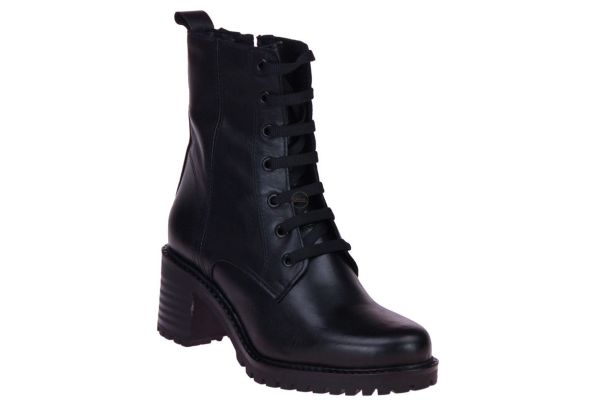 Debutto Donna Zwarte Korte Laars  (VER04-NERO) - Caramel (Sint-Job-in-’t-Goor)