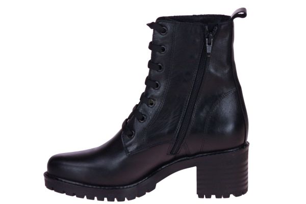 Debutto Donna Zwarte Korte Laars  (VER04-NERO) - Caramel (Sint-Job-in-’t-Goor)