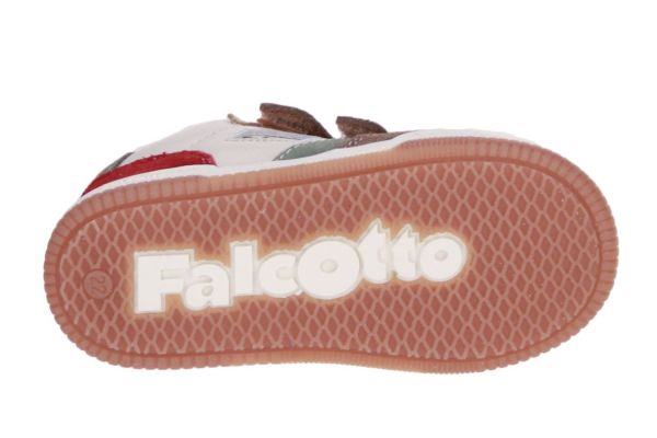 Falcotto Klip Velcroschoen Beige-Bruin  (2018269-2D78) - Caramel (Sint-Job-in-’t-Goor)