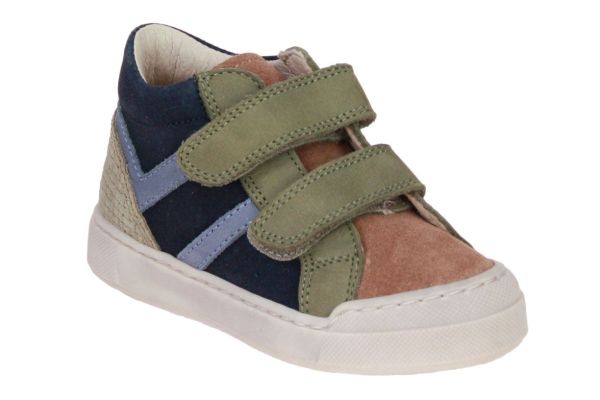 Falcotto Carist Bruin-Blauwe Velcroschoen  (2019162-4D12) - Caramel (Sint-Job-in-’t-Goor)