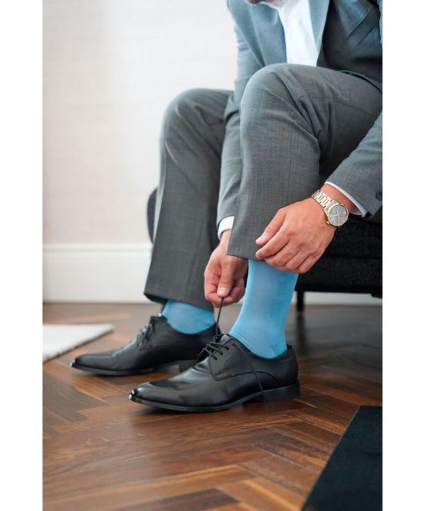 Falke Tiago Men Socks Dark Navy  (14792/6375) - Caramel (Sint-Job-in-’t-Goor)