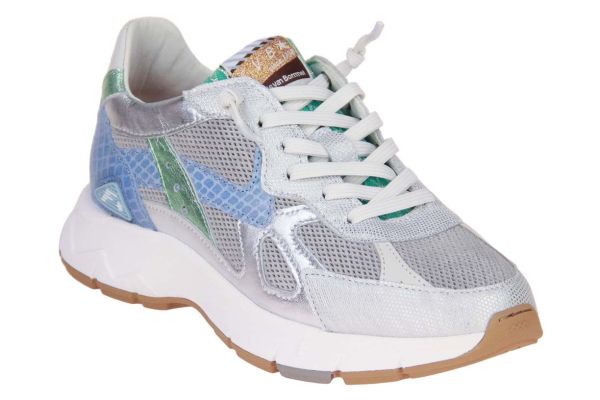 Floris van Bommel Daysi 05.04 Sneaker Zilver-Blauw  (10152-90/01) - Caramel (Sint-Job-in-’t-Goor)