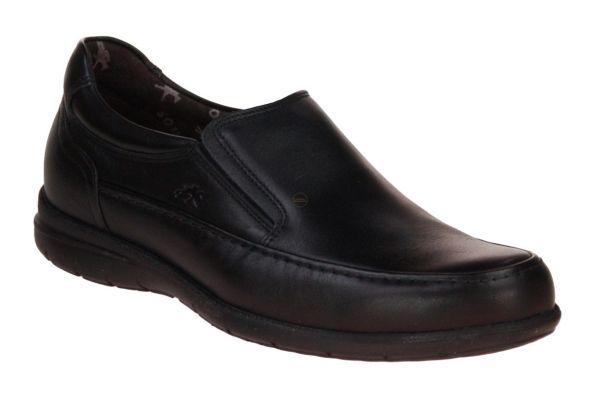 Fluchos Luca Moccasin Zwart  (8499 NEGRO) - Caramel (Sint-Job-in-’t-Goor)