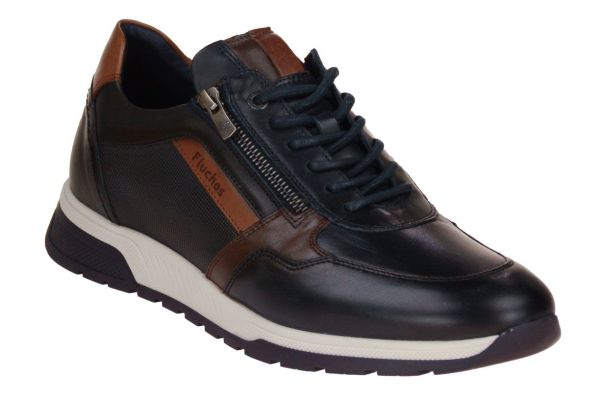Fluchos Louis Blauwe Schoen  (F1600-MARINO) - Caramel (Sint-Job-in-’t-Goor)