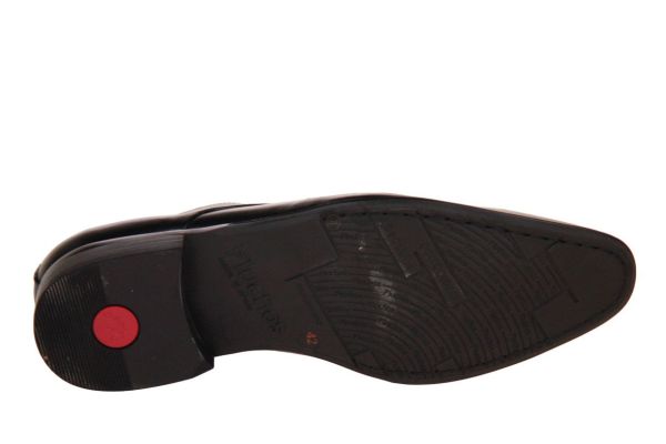 Fluchos Cesar Geklede Schoen Zwart  (9668-NEGRO) - Caramel (Sint-Job-in-’t-Goor)